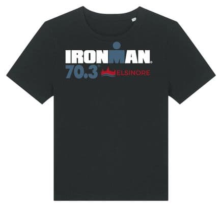 Dames Ironman 70.3 Elsinore Zwart Korte Mouw T-Shirt