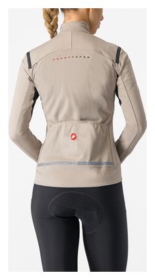 Veste Manches Longues Femme Castelli Perfetto Ros 2 Beige