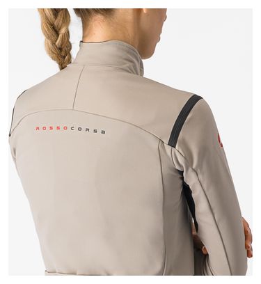 Veste Manches Longues Femme Castelli Perfetto Ros 2 Beige