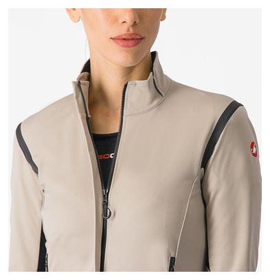 Veste Manches Longues Femme Castelli Perfetto Ros 2 Beige