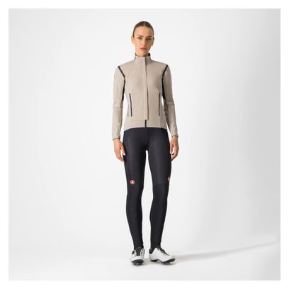 Veste Manches Longues Femme Castelli Perfetto Ros 2 Beige