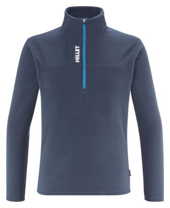 Men's Millet Ubic Lightgrid 1/2 Zip Polar Fleece Blue