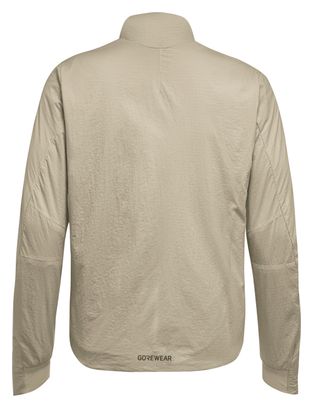 Veste thermique Gore Wear Concurve Windstopper Beige Homme