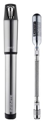 BIRZMAN Hand Pump INFINITE APOGEE MTB with CO2 90psi Grey