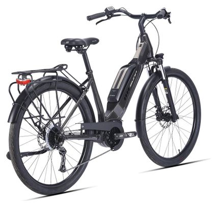 Bicicleta eléctrica urbana Sunn Rise LTD Shimano Altus 9V 400 Wh 650b Negra