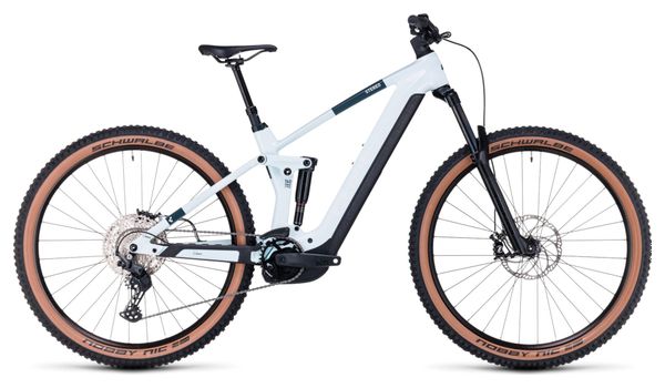 Cube Stereo Hybrid 140 HPC Pro 750 Electric Full Suspension MTB Shimano Deore 11S 750 Wh 27,5'' Frost White 2024