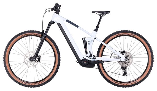 Cube Stereo Hybrid 140 HPC Pro 750 Electric Full Suspension MTB Shimano Deore 11S 750 Wh 27.5'' Frost White 2024