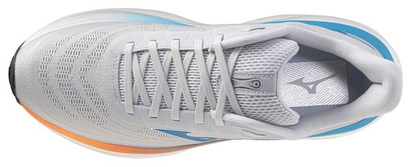 Zapatillas de running Mizuno Wave Sky 9 blancas/azules/naranjas para hombre
