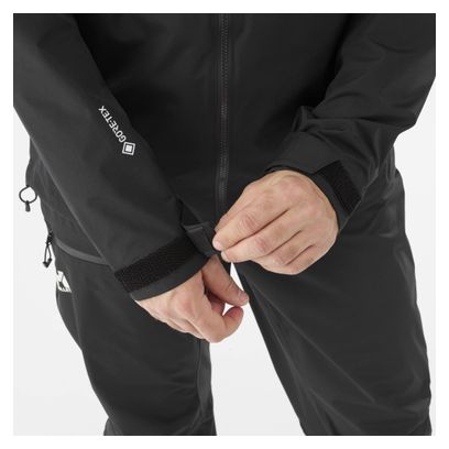 Chaqueta Impermeable Mijo Seneca Gore-Tex 2L Negra