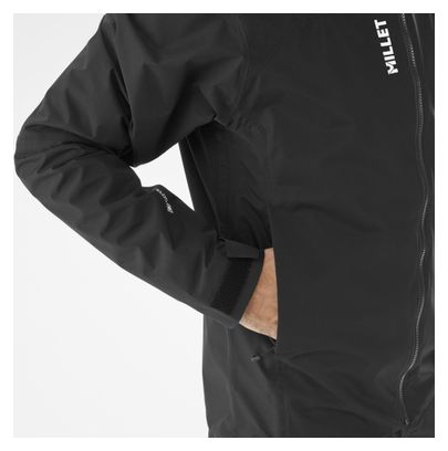 Chaqueta Impermeable Mijo Seneca Gore-Tex 2L Negra