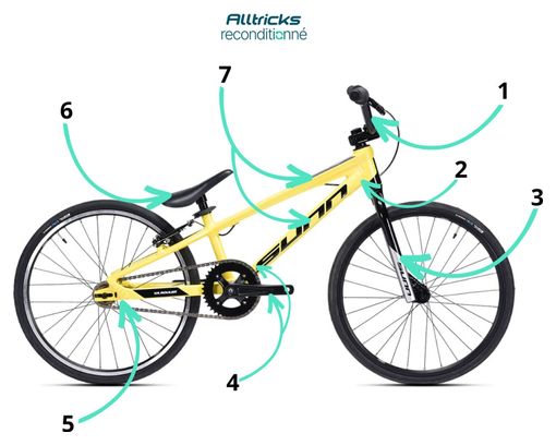 Sunn Prince Expert BMX Race Yellow 2022