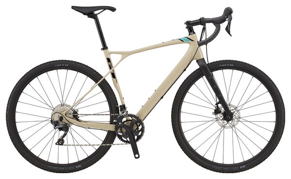 GT Grade Carbon Expert Gravel Bike Shimano 105 11S 700 mm Tan Beige 2021 Alltricks