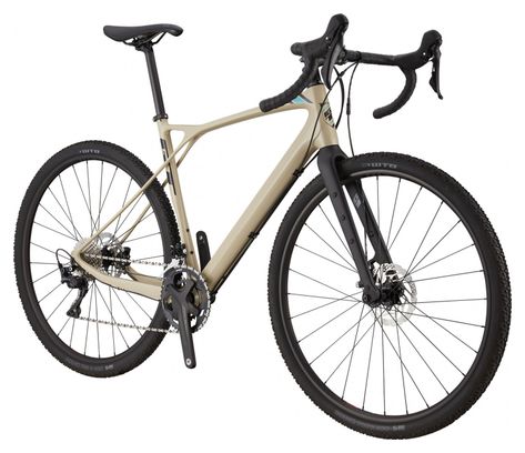 Bicicletta Gravel GT Grade Carbon Expert Shimano 105 11V 700 mm Tan Beige 2021