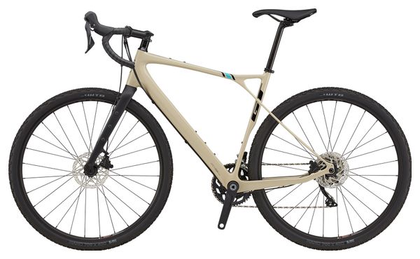 Bicicletta Gravel GT Grade Carbon Expert Shimano 105 11V 700 mm Tan Beige 2021