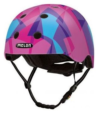 Casque de vélo Urbain - MELON - Mosaïque Rose - ROSE