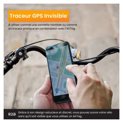 RAVEMEN Q3 Sonnette De Vélo De Route,90-100 DB Double Marteau