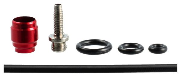Elvedes-Schlauchersatzset mit Einlage und Schlauchanschluss für Sram/Avid, 2000 mm