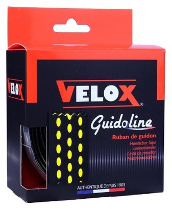 Guidoline Velox bi color 3.0 noir/jaune - epaisseur 3.5mm