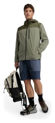 Veste randonnée imperméable ultralégère homme Ventra Green Vert