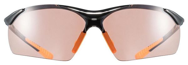 Lunettes De Sport Uvex Sportstyle 223 - Unisexe - Noir Monture Verres Argent - Protection UV