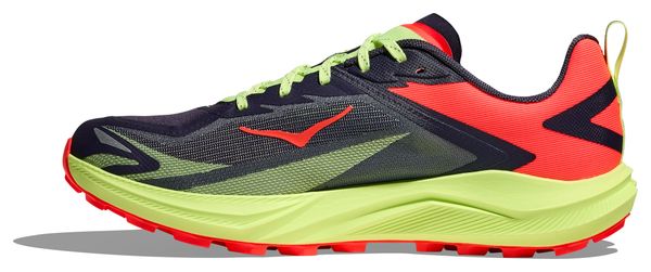 Hoka Zinal 3 trailschoenen voor heren, zwart/geel/rood