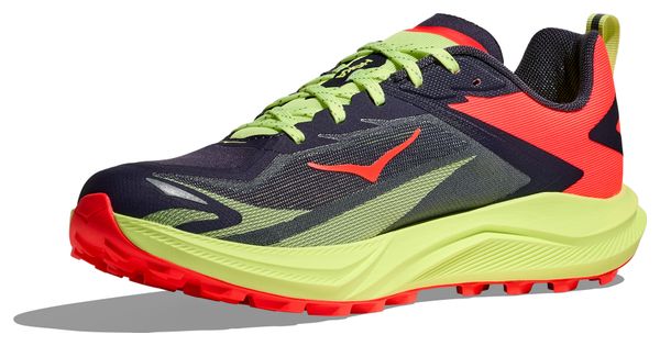 Hoka Zinal 3 trailschoenen voor heren, zwart/geel/rood