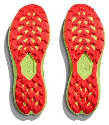 Hoka Zinal 3 trailschoenen voor heren, zwart/geel/rood