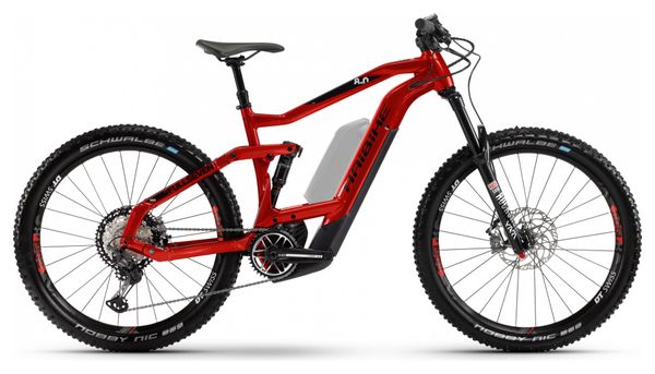 VTT Électrique Tout-Suspendu Haibike SDuro FullSeven LT 8.0 Shimano SLX/XT 12V 625 Wh 27.5'' Plus Rouge