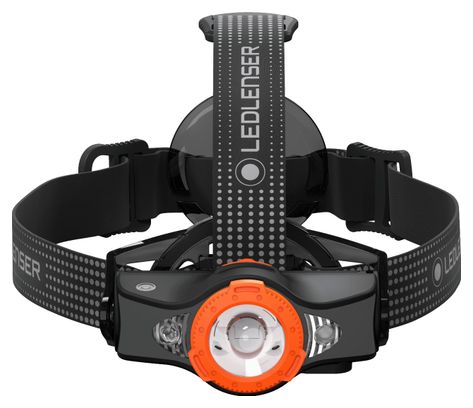 Lampe Frontale LED MH11 Rechargeable Bluetooth orange | 1000 Lumens | 100h d'autonomie | 320m de distance d'éclairage | LEDLENSER