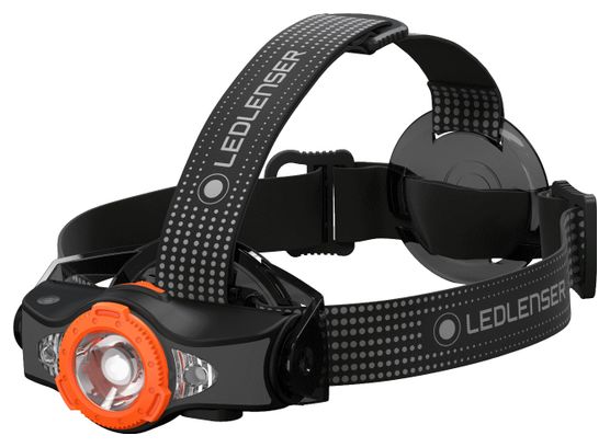 Lampe Frontale LED MH11 Rechargeable Bluetooth orange | 1000 Lumens | 100h d'autonomie | 320m de distance d'éclairage | LEDLENSER