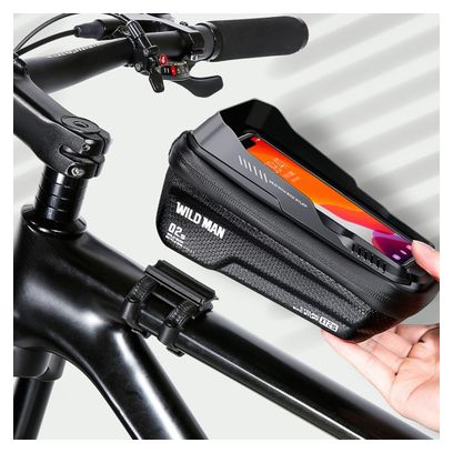 Sacoche de guidon tube vélo étanche