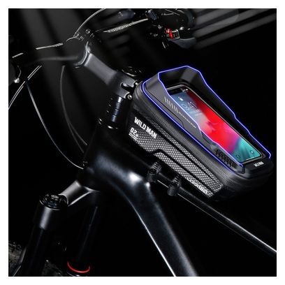 Sacoche de guidon tube vélo étanche