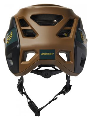 Fox Speedframe Pro Blocked Helm Braun