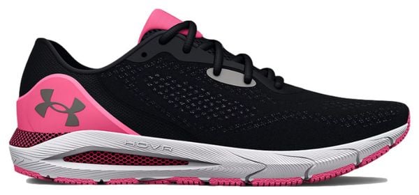 Zapatillas de running Under Armour HOVR Sonic 5 Negro Rosa para mujer