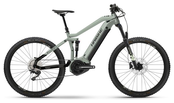 Bicicleta eléctrica de montaña todo terreno Haibike 4 29 Shimano Deore 11V 630 Wh 29'' Verde HoneyDew 2023