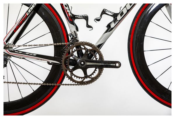 Producto renovado - Look 595 Ultra Campagnolo Record 11V Negro/Blanco/Rojo 2012 bicicleta de carretera