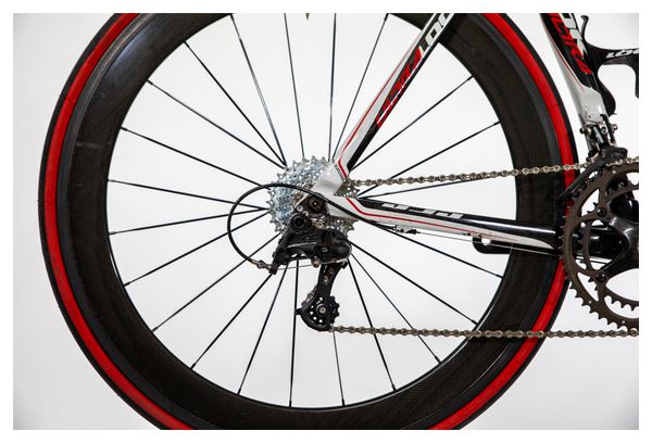 Refurbished Produkt - Look 595 Ultra Campagnolo Record 11V Black/White/Red  2012 Rennrad | Alltricks.de