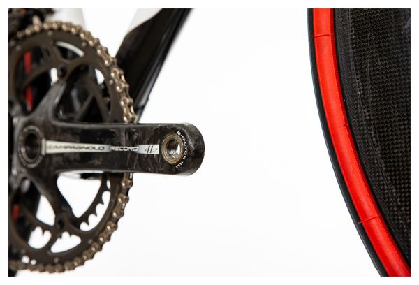 Producto renovado - Look 595 Ultra Campagnolo Record 11V Negro/Blanco/Rojo 2012 bicicleta de carretera