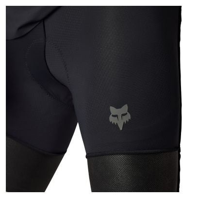 Sottopantaloncini con fodera in pelle Fox Tecbase, nero, da uomo
