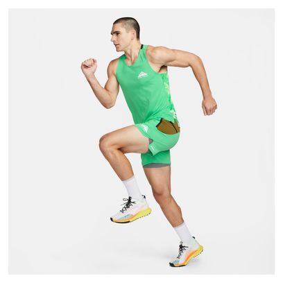 Débardeur Nike Dri-Fit Trail Solar Chase Vert