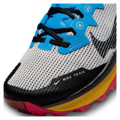 Damen Nike React Wildhorse 8 Trail Running Schuh Schwarz Blau Gelb