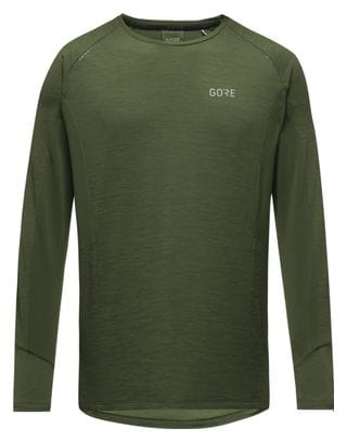 Camiseta de manga larga Gore Wear Energetic Caqui