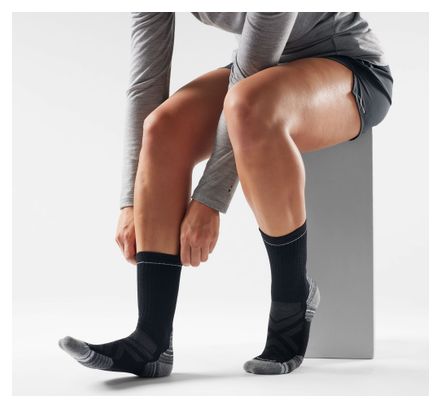 Smartwool Targeted Cushion Crew Hiking Socks - Black