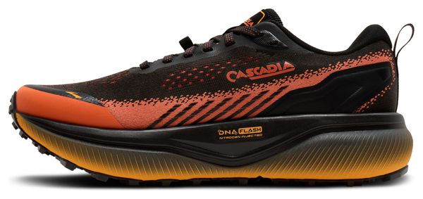 Scarpe da trail Brooks Cascadia 20 Nero/Rosso da uomo
