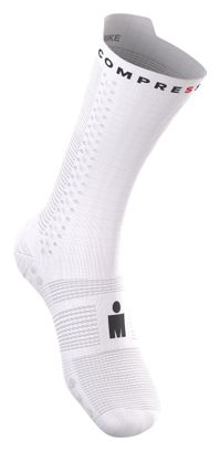 Calzini Compressport Pro Racing V4.0 Bike Ironman 2026 Bianco