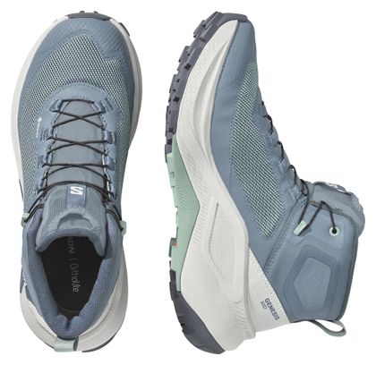Chaussures de Randonnée Salomon Genesis Mid GTX Bleu/Blanc Femme