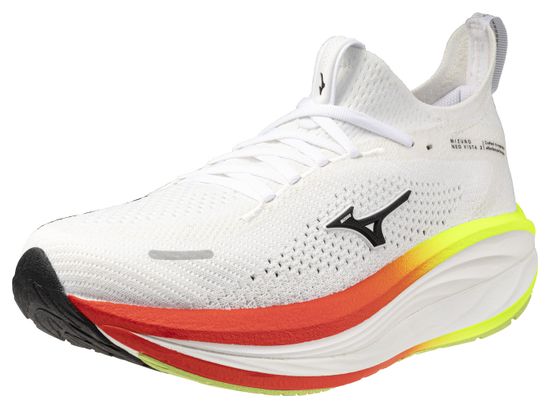 Zapatillas de running Mizuno Neo Vista 3 blancas/naranjas para hombre