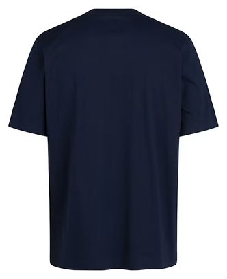 T-Shirt Rapha Coton Large Logo Bleu/Rose