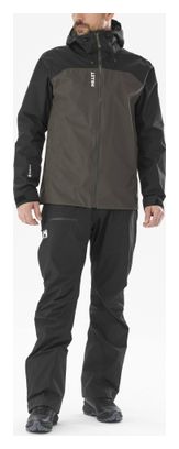 Veste Imperméable Millet Seneca Gore-Tex 2L Noir/Khaki