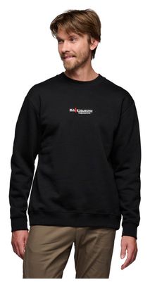 Black Diamond Heritage Wordmark Crew Maglia a maniche lunghe Nero
